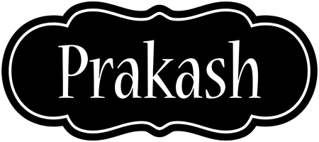 Prakash welcome logo