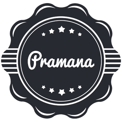 Pramana badge logo