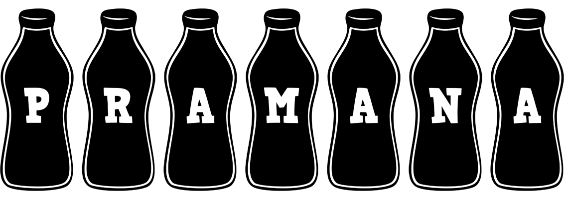 Pramana bottle logo