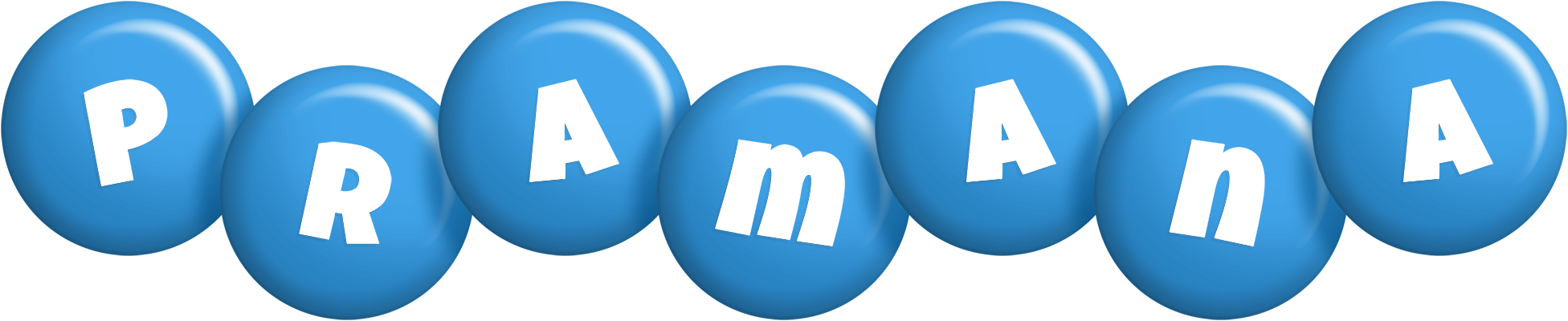 Pramana candy-blue logo