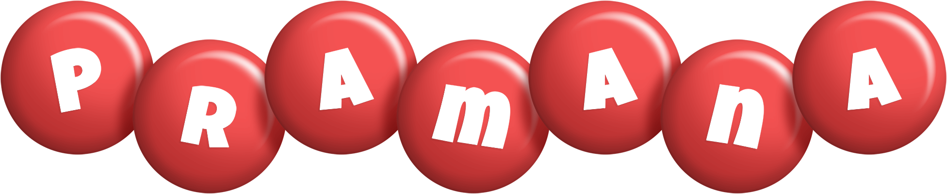 Pramana candy-red logo