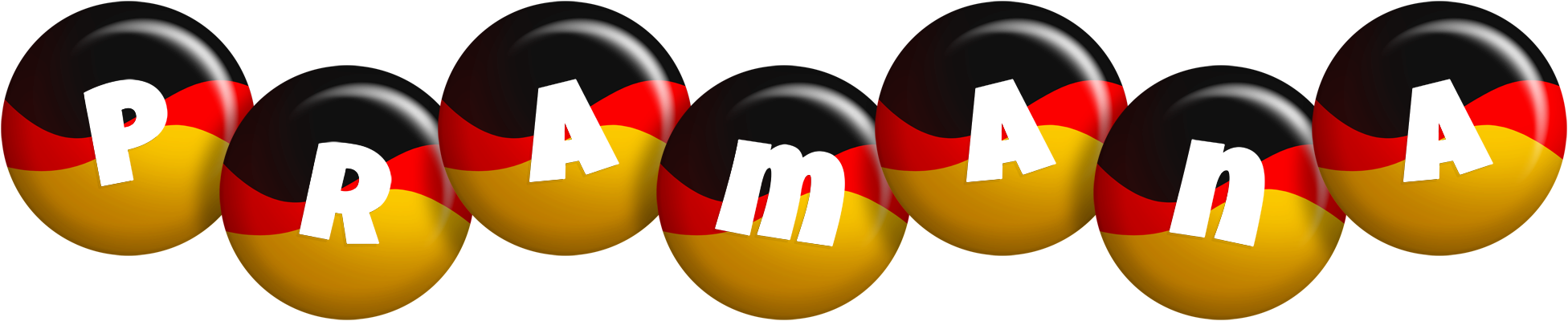 Pramana german logo