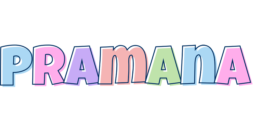 Pramana pastel logo