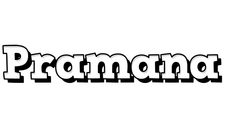 Pramana snowing logo