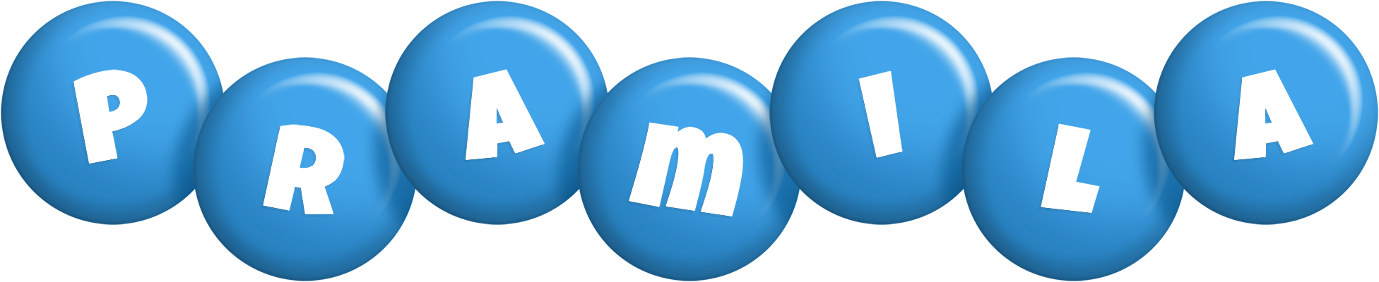 Pramila candy-blue logo