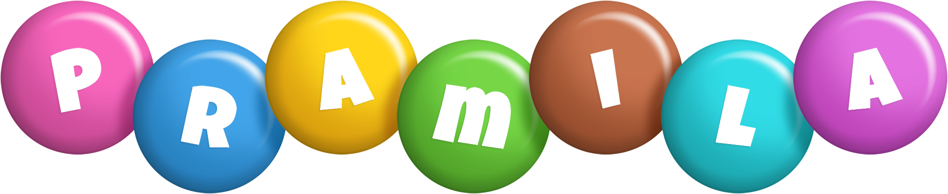 Pramila candy logo
