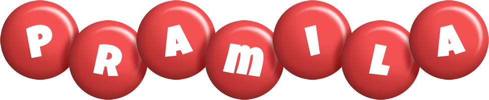 Pramila candy-red logo
