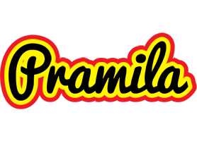 Pramila flaming logo