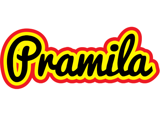 Pramila flaming logo