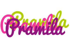 Pramila flowers logo