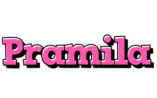 Pramila girlish logo