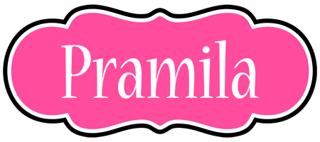 Pramila invitation logo