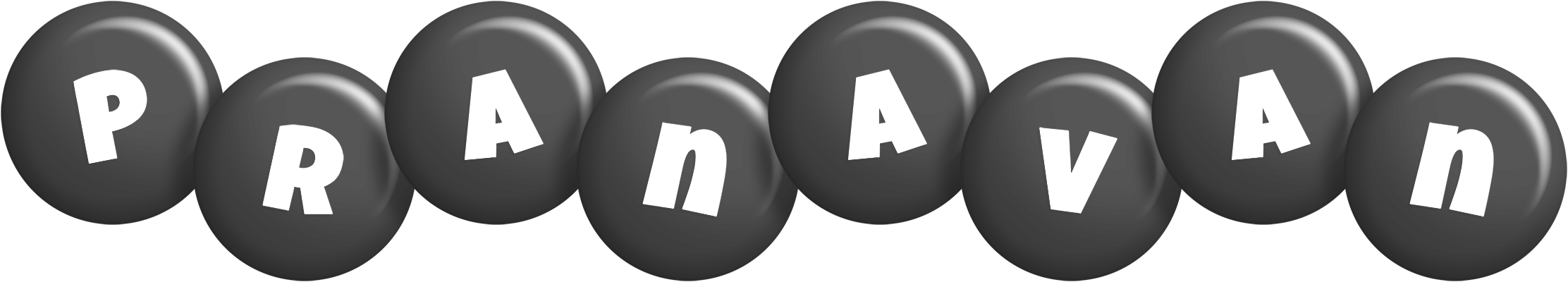 Pranavan candy-black logo