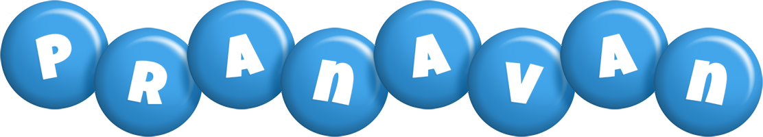 Pranavan candy-blue logo