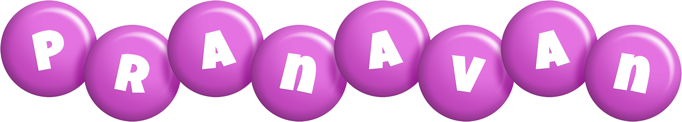Pranavan candy-purple logo