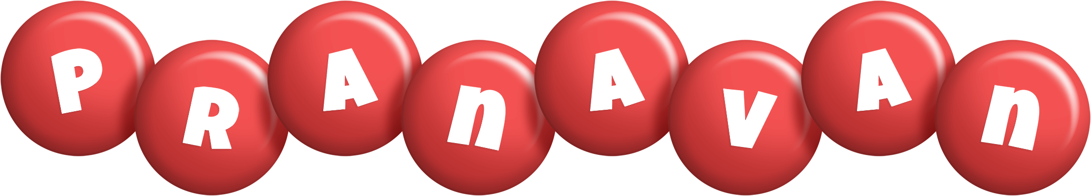 Pranavan candy-red logo