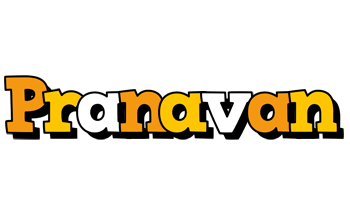 Pranavan cartoon logo