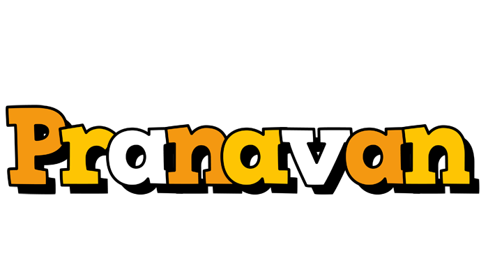 Pranavan cartoon logo
