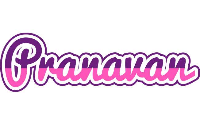 Pranavan cheerful logo