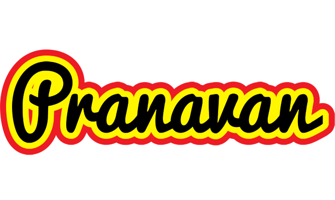 Pranavan flaming logo