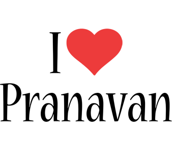 Pranavan i-love logo