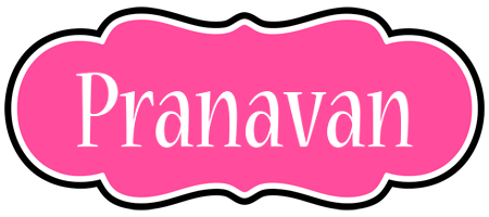 Pranavan invitation logo