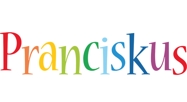 Pranciskus birthday logo