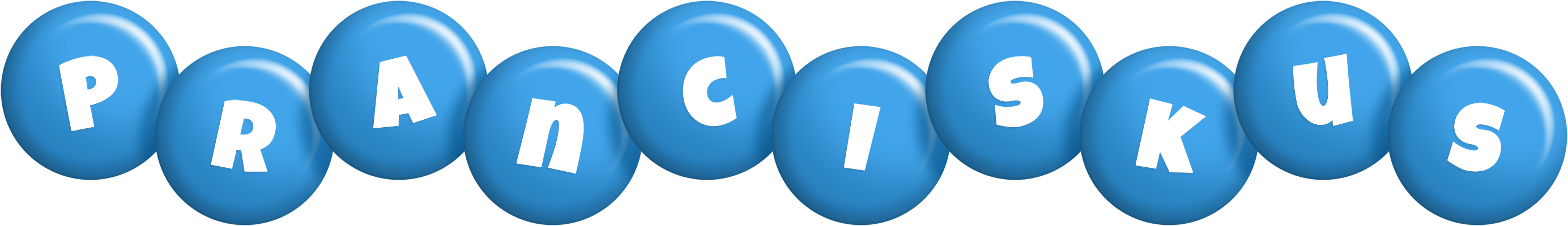 Pranciskus candy-blue logo