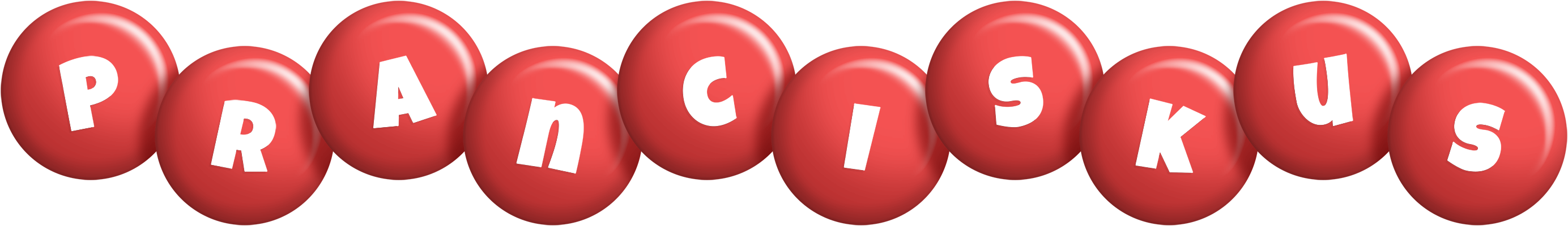 Pranciskus candy-red logo