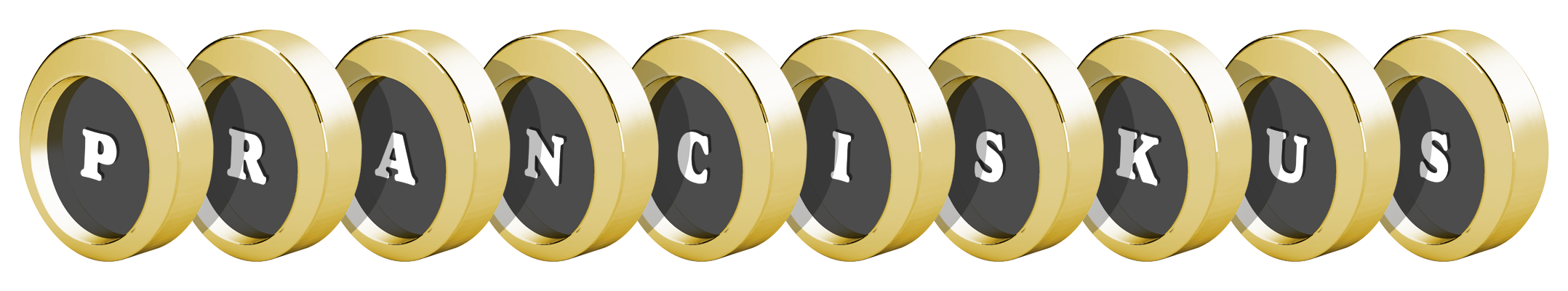 Pranciskus gold logo