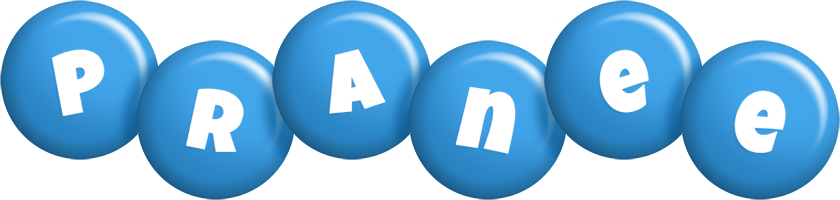 Pranee candy-blue logo