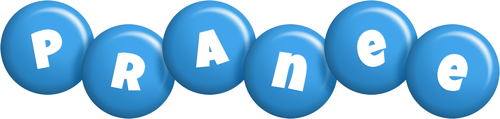 Pranee candy-blue logo
