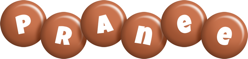 Pranee candy-brown logo