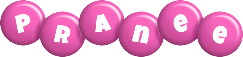 Pranee candy-pink logo