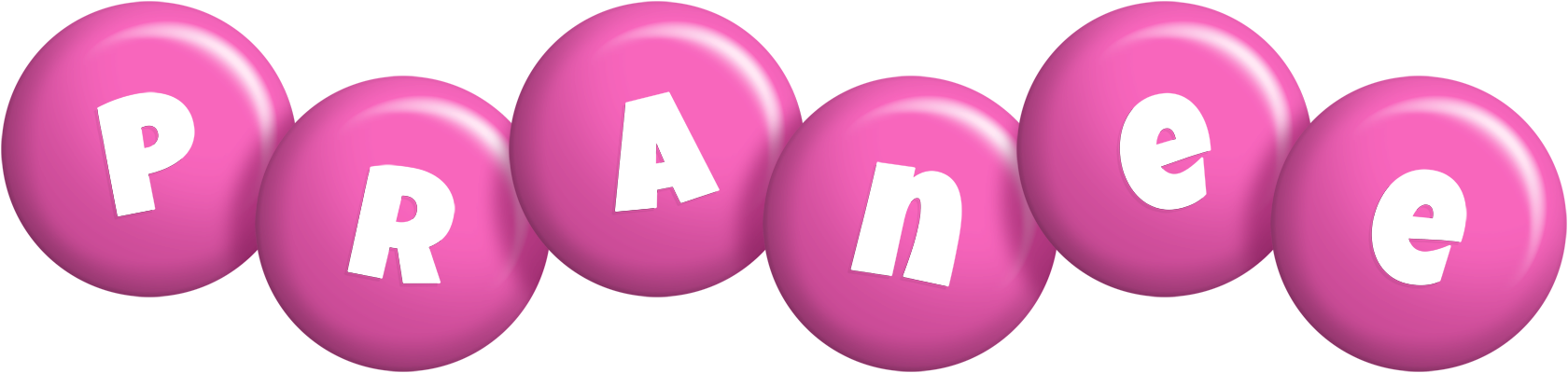 Pranee candy-pink logo