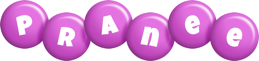 Pranee candy-purple logo