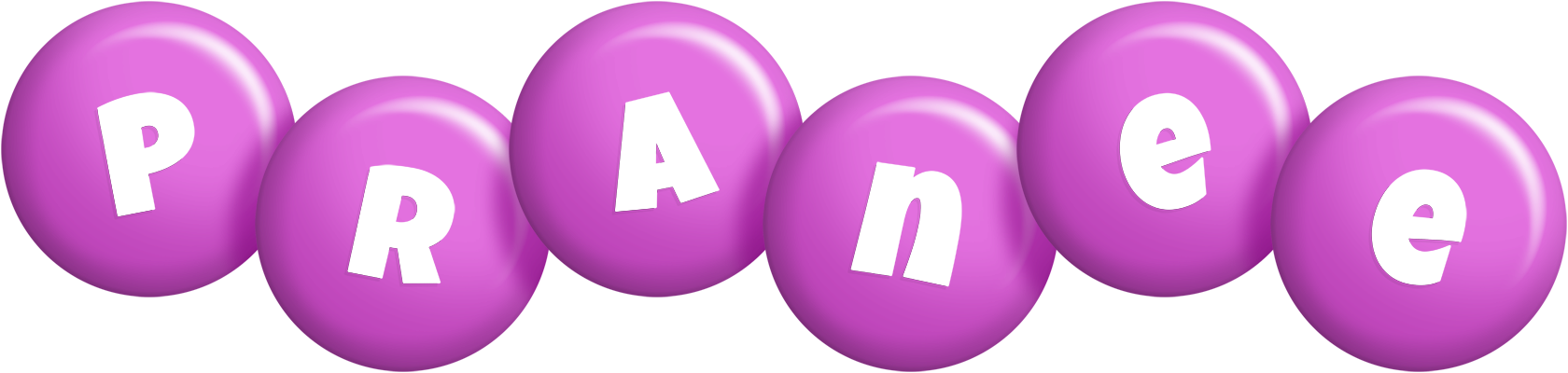 Pranee candy-purple logo