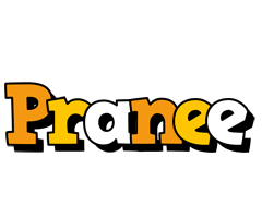 Pranee cartoon logo