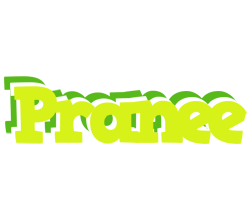 Pranee citrus logo