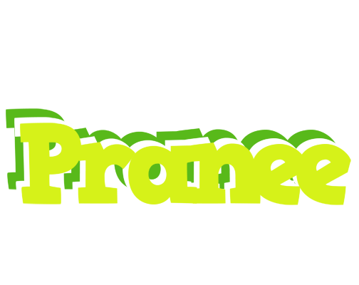 Pranee citrus logo
