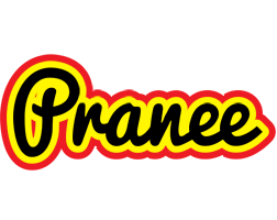 Pranee flaming logo