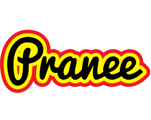 Pranee flaming logo