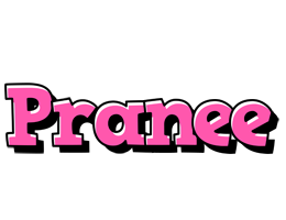 Pranee girlish logo