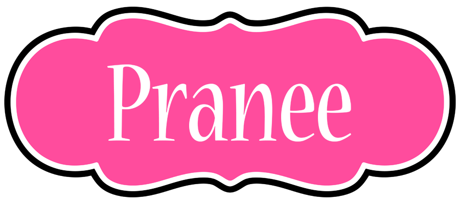 Pranee invitation logo