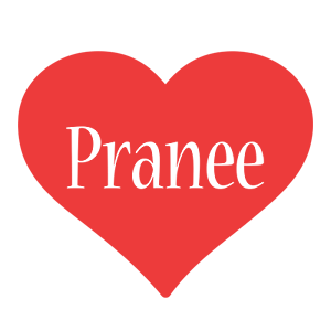 Pranee love logo