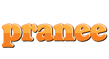 Pranee orange logo