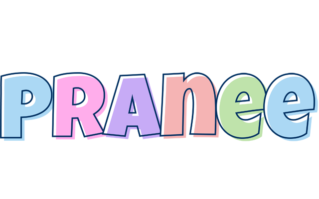 Pranee pastel logo