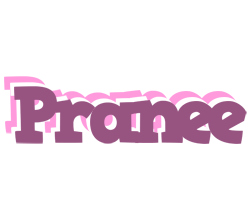 Pranee relaxing logo