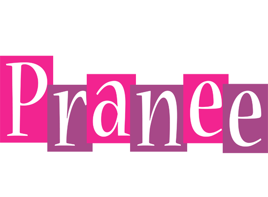 Pranee whine logo