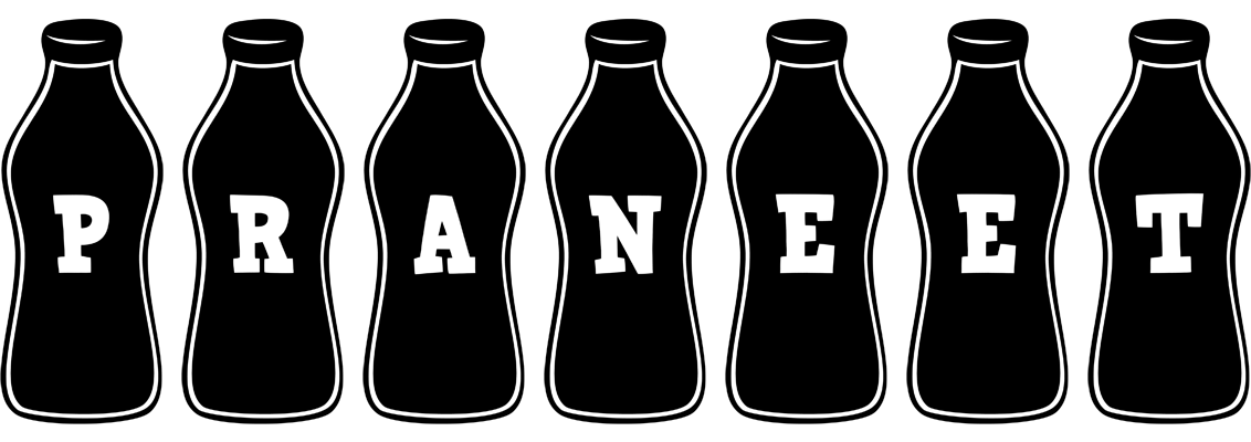 Praneet bottle logo